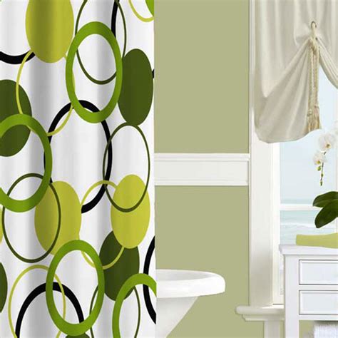 bright green shower curtain|green solid shower curtains.